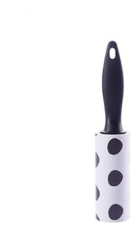 Kleurrijke Kleding Jas Sticky Lint Roller Hond Pet Hair Lint Remover Stof Scheerapparaat Remover Mini Schoonmaken Apparaat Lint Borstel zwart