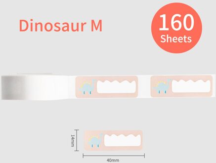 Kleurrijke Label Papier Zelfklevend Thermisch Papier Roll 14*40Mm 160Sheets/Roll Compatibel Met Phomemo d30 Thermische Printer stijl 3