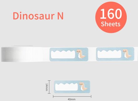 Kleurrijke Label Papier Zelfklevend Thermisch Papier Roll 14*40Mm 160Sheets/Roll Compatibel Met Phomemo d30 Thermische Printer stijl 4