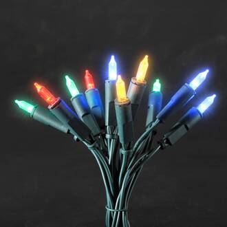 Kleurrijke led-lichtketting, 20-lichts, 4,35 m groen
