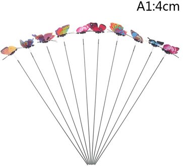 Kleurrijke Leuke Bos Butterfly Garden Yard Decoratie Plant Vlinder Stapel Indoor En Outdoor Decoratie 4CM