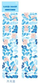 Kleurrijke lint beer stickers zelfklevende scrapbooking stickers decoratieve diy ambachtelijke stickers voor kunst ambachtelijke wenskaarten licht grijs