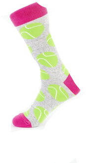 Kleurrijke mannen Basketbal Voetbal Tennis Sport Bal Patroon Happy Wedding Sokken Grappige Causale Katoen Crew Chaussettes Homme Y8347