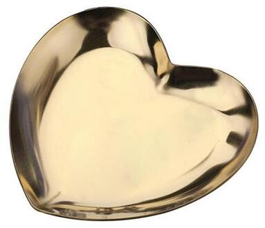 Kleurrijke Metalen Roestvrij Staal Opslag Spiegel Lade Hartvorm Fruitschaal Kleine Items Sieraden Display Lade Dessert Decor goud