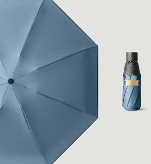 Kleurrijke Mini Clear Paraplu Regen Vrouwen Zon Uv-bescherming Paraplu Draagbare Kleine Pocket 8K Winddicht Paraplu Mannen Parasol marine