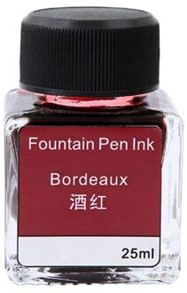 Kleurrijke Non-Carbon Inkt Pak Voor Dip Vulpen Kalligrafie Schrijven Schilderen Graffiti School Kantoorbenodigdheden 10 Kleuren Bourgondië