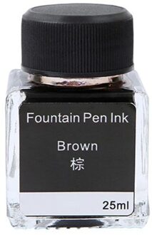 Kleurrijke Non-Carbon Inkt Pak Voor Dip Vulpen Kalligrafie Schrijven Schilderen Graffiti School Kantoorbenodigdheden 10 Kleuren bruin