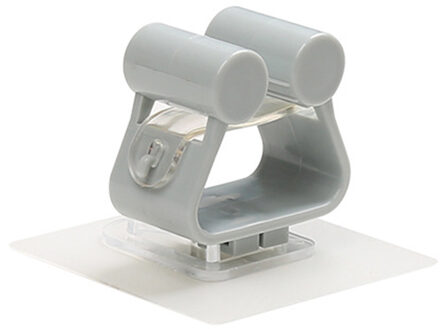 Kleurrijke Parete Mop Dell'organizzatore Del Supporto Spazzola Scopa Gancio Rack di Stoccaggio Cucina Strumento Muro Governante Grijs