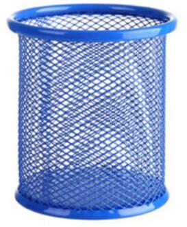 Kleurrijke Pen Houders Escritorio Bureau Make Organizer Pen Stand Bureau Kantoor Porta Lapis Briefpapier Portapenne Potlood Houder blauw