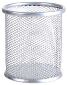 Kleurrijke Pen Houders Escritorio Bureau Make Organizer Pen Stand Bureau Kantoor Porta Lapis Briefpapier Portapenne Potlood Houder zilver