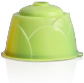 Kleurrijke Plastic Hervulbare Koffie Filter Capsule Cups Voor Dolce Gusto Machine Cafe Koffiezetapparaat Filter Keuken Gadgets groen