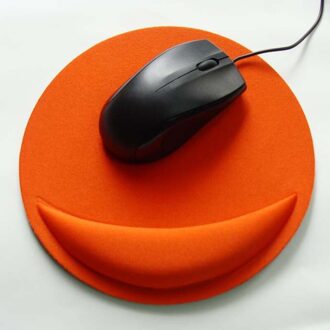 Kleurrijke Polssteun Ronde Mouse Pad Met Antislip Base Polssteun Pad Ergonomische Mousepad Voor Typiste Kantoor gaming Pc Laptop 01