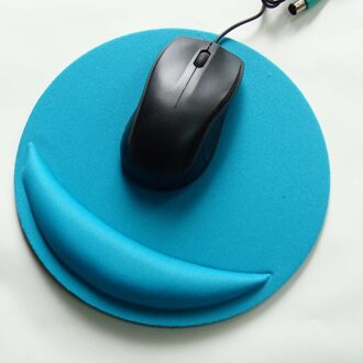 Kleurrijke Polssteun Ronde Mouse Pad Met Antislip Base Polssteun Pad Ergonomische Mousepad Voor Typiste Kantoor gaming Pc Laptop 07