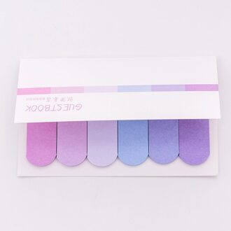 Kleurrijke Post-It Notes Creatieve N-Tijd Voor Het Vergeten Dingen Indicatie Label Keer Index Classificatie Bladwijzer Pagina Mark note stijl 1