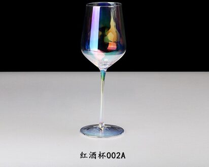 Kleurrijke Rode Wijn Glas Kristal Glas Hoge Champagne Glas Cocktail Glasvol Rainbow Cup Bruiloft Servies Supply