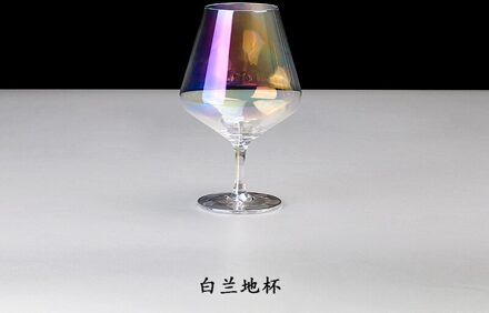 Kleurrijke Rode Wijn Glas Kristal Glas Hoge Champagne Glas Cocktail Glasvol Rainbow Cup Bruiloft Servies Supply