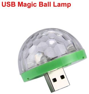 Kleurrijke Roterende Stage Light Usb Party Disco Dj Kleurrijke Rgb Knipperende Mengen Led Gloeilamp Party Dance Sfeer Verlichting