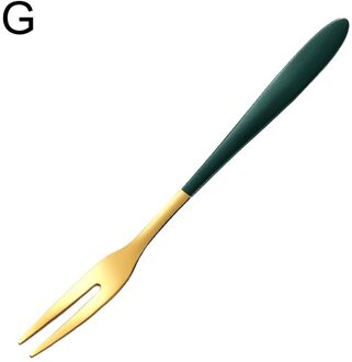 Kleurrijke Rvs Fruit Vork Snack Dessert Vork Servies Keuken Benodigdheden Kantine Cafetaria Thuis Bestek Hotel Diner