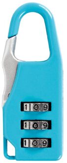Kleurrijke Sluizen Zinklegering Veiligheidsslot Koffer Bagage Codeslot Kast Kast Locker Hangslot lucht blauw