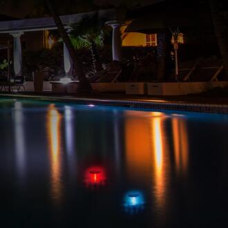 Kleurrijke Solar Led Zwembad Drijvende Lamp Outdoor IP68 Waterdichte Rgb Fontein Onderwater Licht Decor Bal Lichten