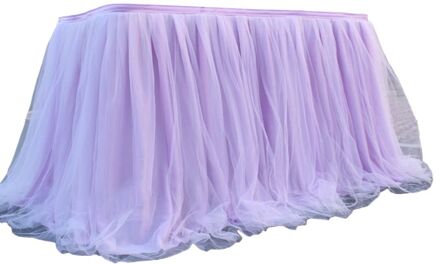 Kleurrijke Tafelkleed Tulle Dessert Receptie Tafel Rok Decoratie PL