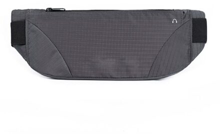 Kleurrijke Taille Tas Waterdicht Taille Bum Bag Running Jogging Belt Pouch Zip Fanny Pack Sport Runner Crossbody Tassen Mannen En vrouwen grijs