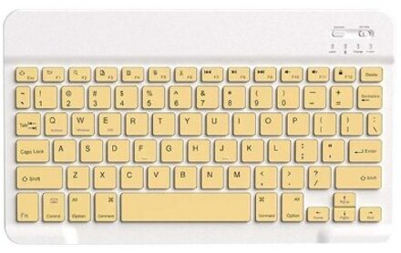 Kleurrijke Toetsenbord Muis Voor Samsung Android Tablet Voor Ipad 9.7 10.5 Voor Samsung Tablet Bluetooth Muis Toetsenbord keyboard geel