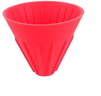 Kleurrijke V60 Koffie Drip Filter Cup Barista Silica Omkeerbare Opvouwbare Buiten 1-2 Mensen Koffie Druppelaar Filter Cup licht grijs