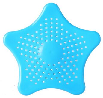 Kleurrijke Vijfpuntige Ster Filter Netto Keuken Bad Riool Sink Afval Zeef Filter Afvoer Catcher Badkamer Gootsteenzeefje # w2