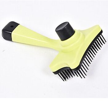 Kleurrijke Zelfreinigende Huisdier Haar Kam Professionele Puppy Kat Grooming Tool Quick Schoon Snoep Kleur Huisdier Producten groen