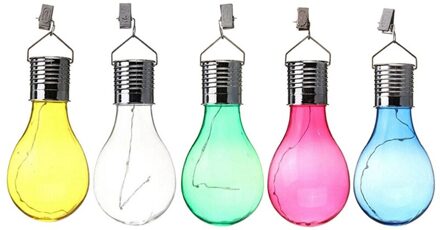 Kleurrijke Zonne-energie Draaibare Led Licht Lamp Outdoor Tuin Decor Opknoping (Kleur Liep)