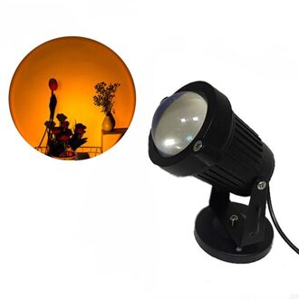 Kleurrijke Zonsondergang Projectie Lamp Usb Led Night Regenboog Sfeer Licht Voor Thuis Koffie Achtergrond Muur Decoratie stijl 1-Sunset