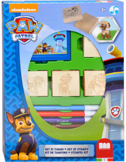 kleurset Paw Patrol blauw 12-delig