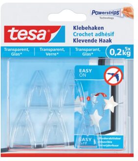 Klevende haak Tesa transparant 0.2kg