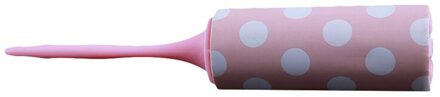 Kleverige Roller Kleding Katoen Fluwelen Jas Huisdier Pluis Haar Sofa Dust Remover Cleaning Brush Tool Accessoires roze
