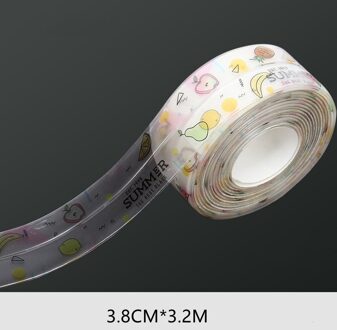 Kleverige Soort Te Schoon Keuken Teller Hittebestendig Aluminiumfolie Keuken Wastafel Hoek Antifouling Sticker geel