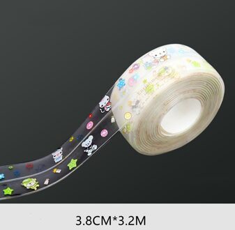 Kleverige Soort Te Schoon Keuken Teller Hittebestendig Aluminiumfolie Keuken Wastafel Hoek Antifouling Sticker transparant