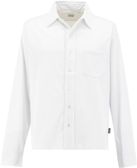 Kliek Wit Katoenen Overhemd Aspesi , White , Heren - 2Xl,L