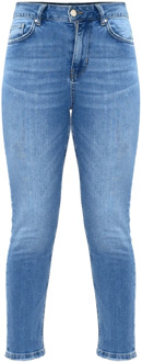 Klieke Mid-Rise Skinny Jeans met Zakken Kocca , Blue , Dames - W24,W26,W29,W25,W34,W31,W30,W27,W33,W28,W32