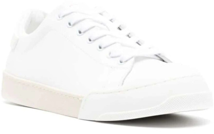 Klieke witte leren sneakers Marni , White , Dames - 38 Eu,39 Eu,41 EU