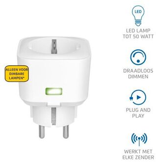 Klikaanklikuit ACC-250-LD Stopcontactdimmer Smart home accessoire Wit