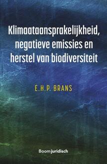 Klimaataansprakelijkheid, Negatieve Emissies En Herstel Van Biodiversiteit - E. Brans