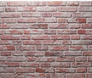 Klimex Steenstrips Ultralight Loft Rood-wit - Rood - Kunststof - 1,20 M²