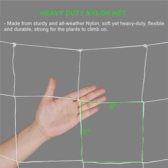 Klimmen Gr-Ow Ondersteuning Netto 5 X 15ft Tuin Plant Trelli Netting Zware Polyester Plant Ondersteuning Wijnstok klimmen Tuin Netto Tool