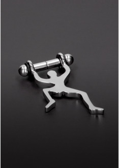 Klimmen Man Magnetische Tepelknijpers