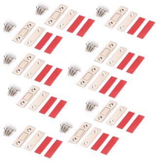 Klink Deur Magneet Lade Closer Punch-Gratis Magnetische Deurdranger Deurdranger 4/10 Stks/set Thuis Supply 4 stuks Kastdeur Catch