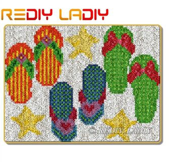 Klink Haak Kits Maken Uw Eigen Tapijt Spelen Dolfijnen Haken Kussen Diy Tapijt Tapijt Acryl Garen Gedrukt Canvas Hobby & ambachten ZD296