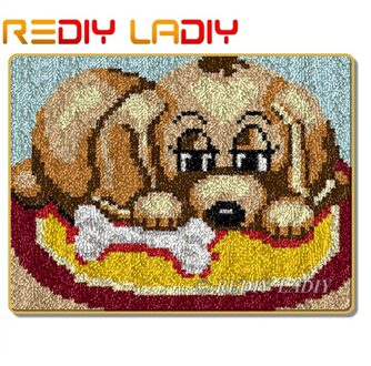 Klink Haak Kits Maken Uw Eigen Tapijt Spelen Dolfijnen Haken Kussen Diy Tapijt Tapijt Acryl Garen Gedrukt Canvas Hobby & ambachten ZD304