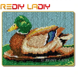 Klink Haak Kits Maken Uw Eigen Tapijt Spelen Dolfijnen Haken Kussen Diy Tapijt Tapijt Acryl Garen Gedrukt Canvas Hobby & ambachten ZD657