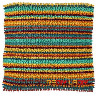 Klink Haak Kits Multi Stripes Kussenhoes Pre-Gedrukt Canvas Garen Haken Ambachten Kussensloop Slaapbank Kussens Thuis decor BZ767